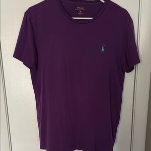Polo by Ralph Lauren Purple Short Sleeve Tee Classic Crew Neck